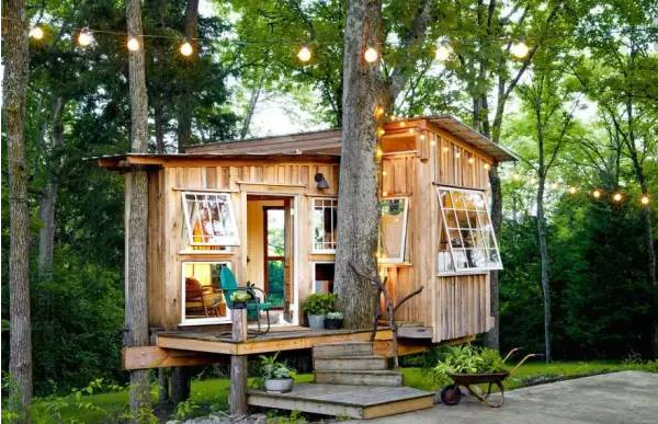 易乐木艺儿童木屋搭建 | 造一所房子,做小小建筑师