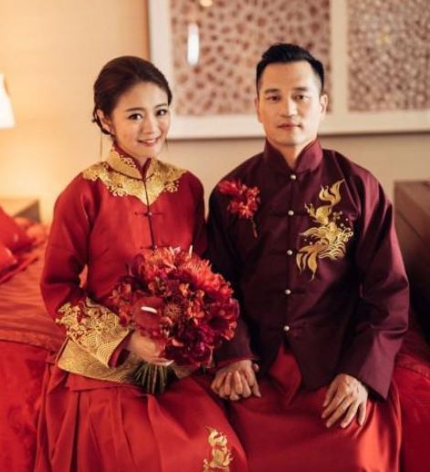 5对明星的中式婚服,刘诗诗端庄娴雅,唐嫣奢侈