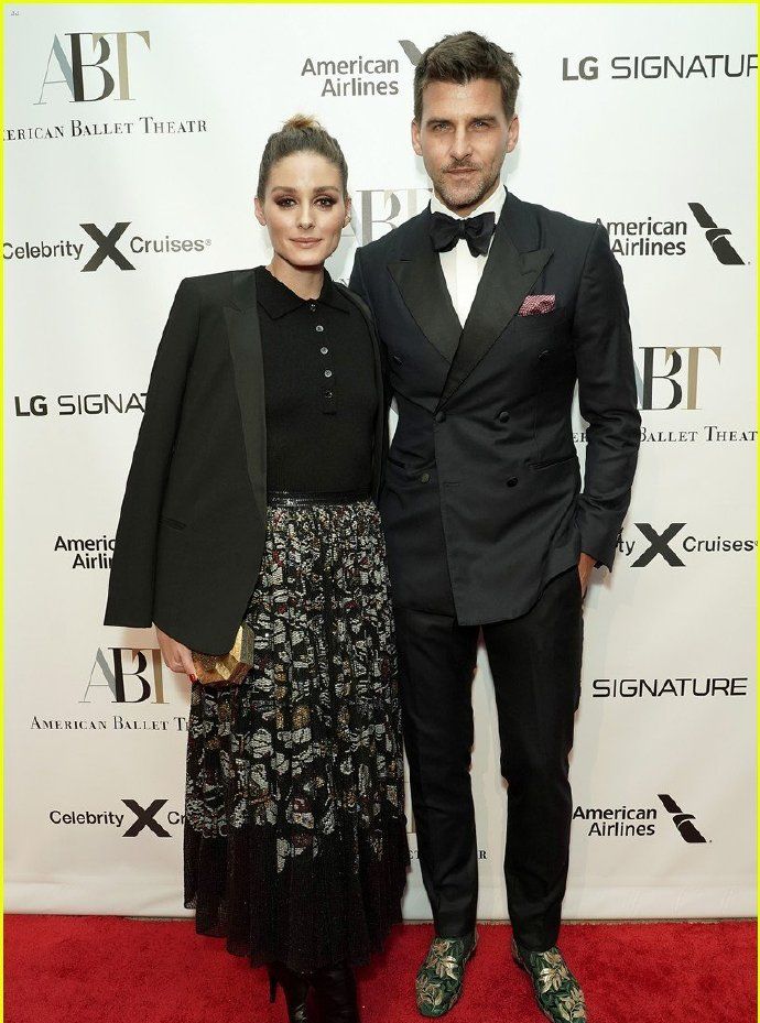 olivia palermo和丈夫johannes huebel 16日纽约活动