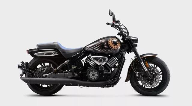 52800元,摩瑞发布新款900ccv双缸巡航车型火龙骑士