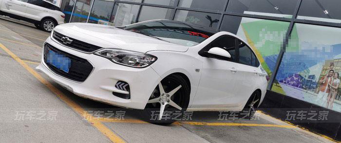 雪佛兰科沃兹1.5t改装案例升级17寸轮毂和短弹簧