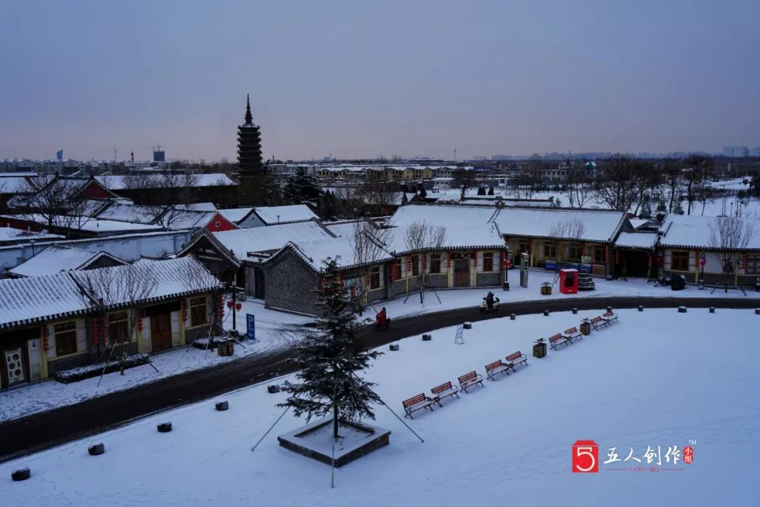 石家庄一场小雪古城正定的雪景美爆了