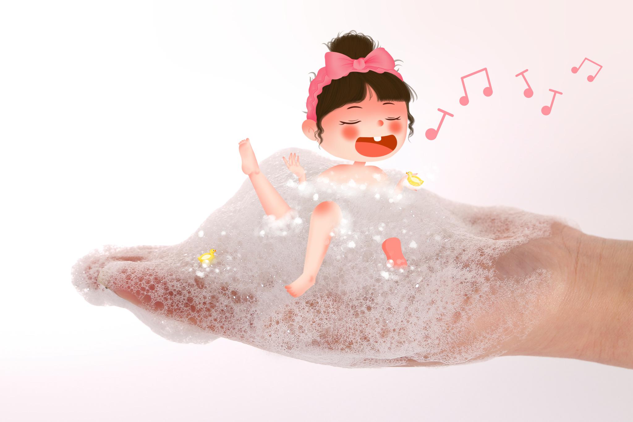 让宝宝爱上洗澡的秘诀竟然这么简单!