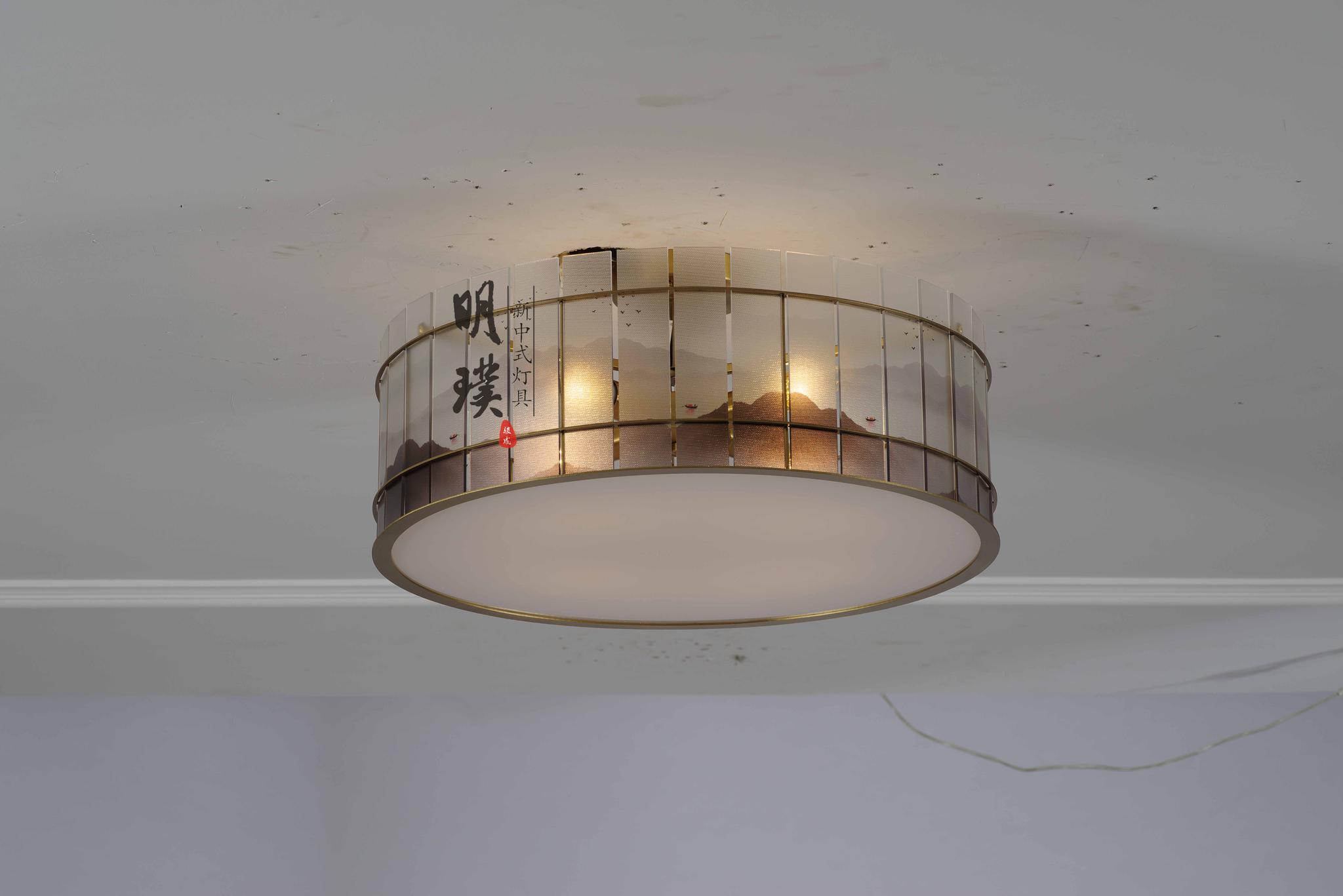 中式灯具 新中式圆形吸顶灯图片大全