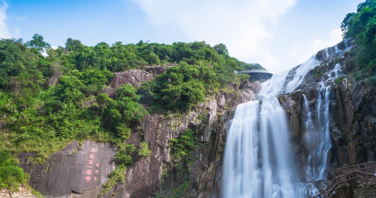 广东梅州最壮观的瀑布, 号称粤东第一瀑