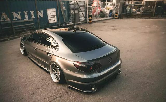 老款cc依然风韵犹存改装低趴姿态全是最美大众