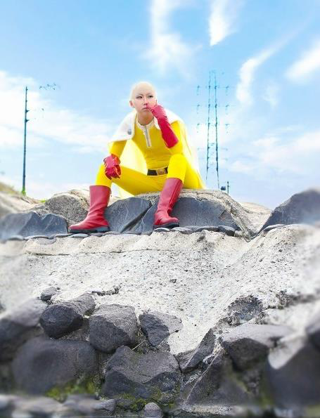 一拳超人cos,网友:被索尼克壁咚的光头欧尼酱是谁?卤蛋超人