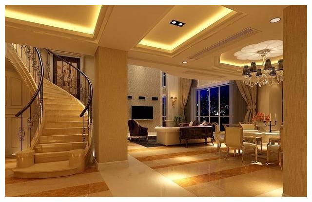 千万别委屈别墅，不配个大理石楼梯怎能体现豪宅气质