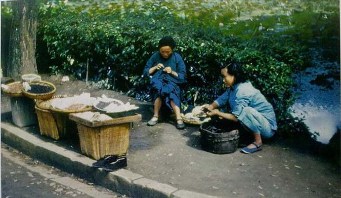 外国人镜头中的，民国时期，老百姓日常生活缩影|黄漆|独轮|包子|男孩|桐油_新浪新闻