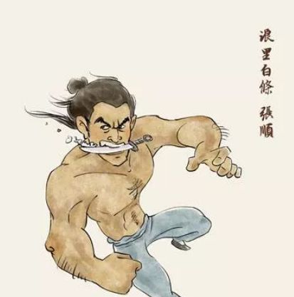 水浒传人物传,三十六天罡,浪里白条张顺