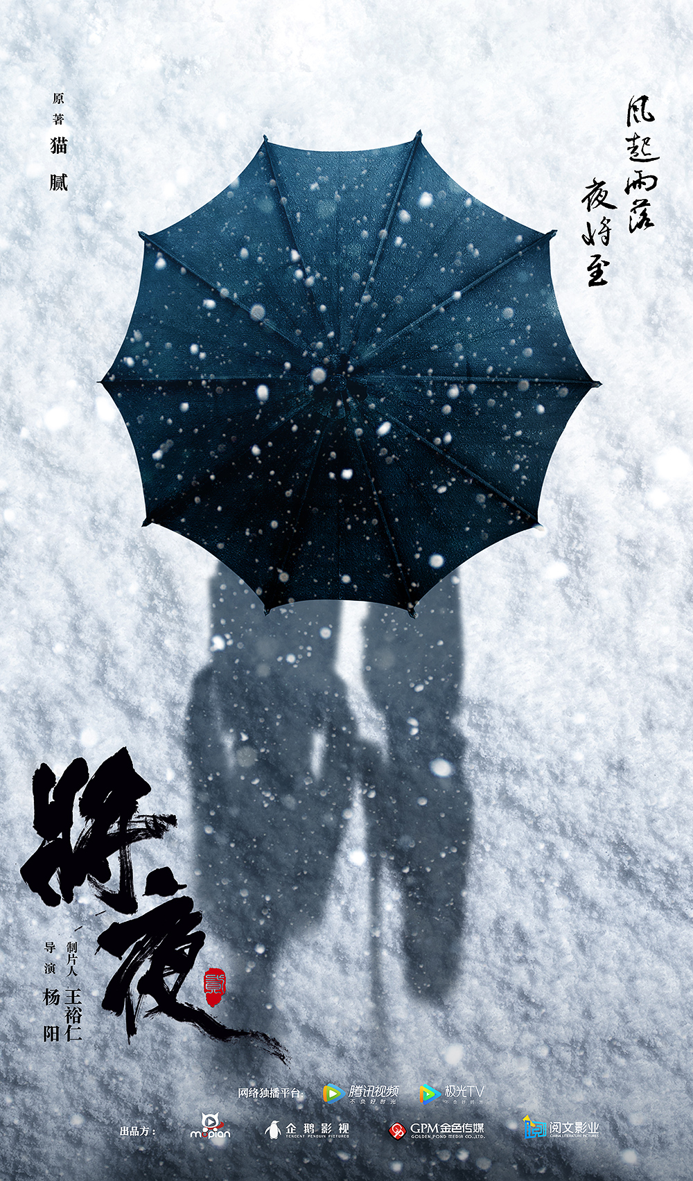 《将夜2》首曝概念海报 王鹤棣 宋伊人再掀江湖波澜