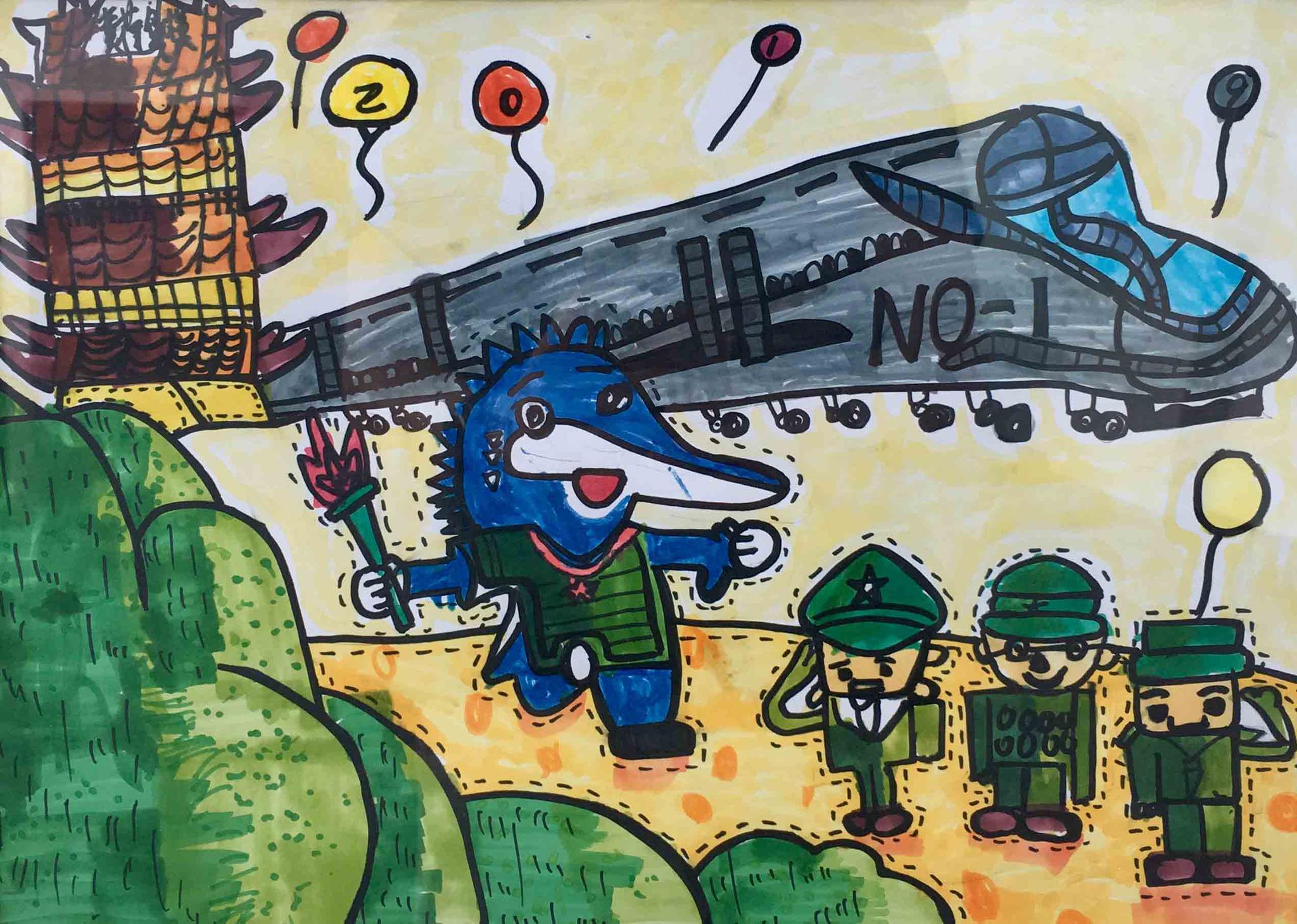 助力武汉军运会 童心画语--儿童绘画作品展(武汉 合美术馆)