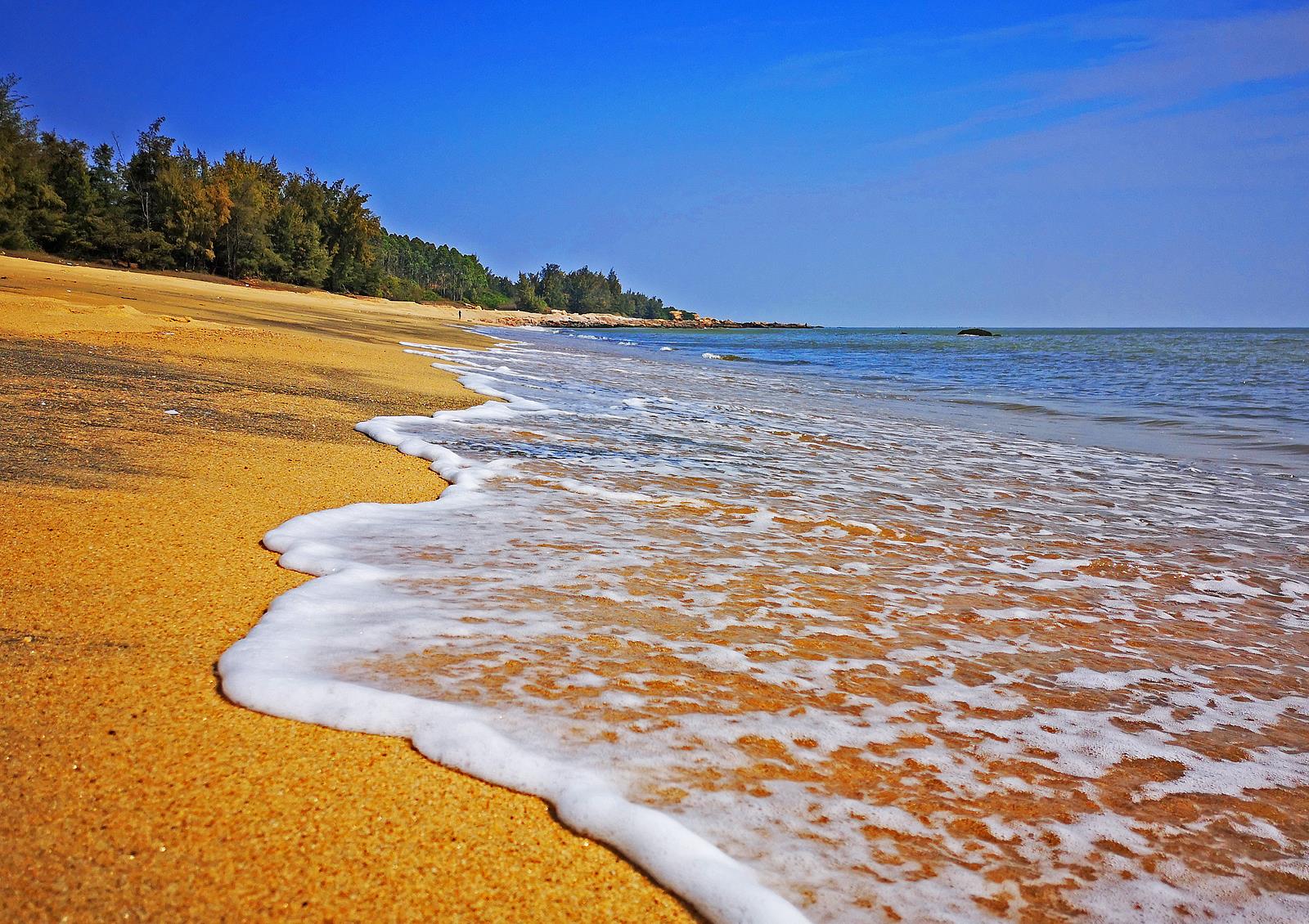广东江门台山免费沙滩遛娃亲子游露营赶海吃海鲜都不错