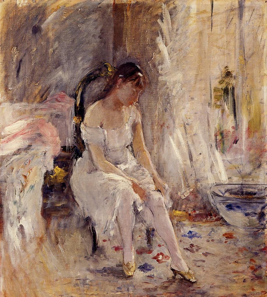 法国著名印象派女画家贝尔特莫里索油画作品集