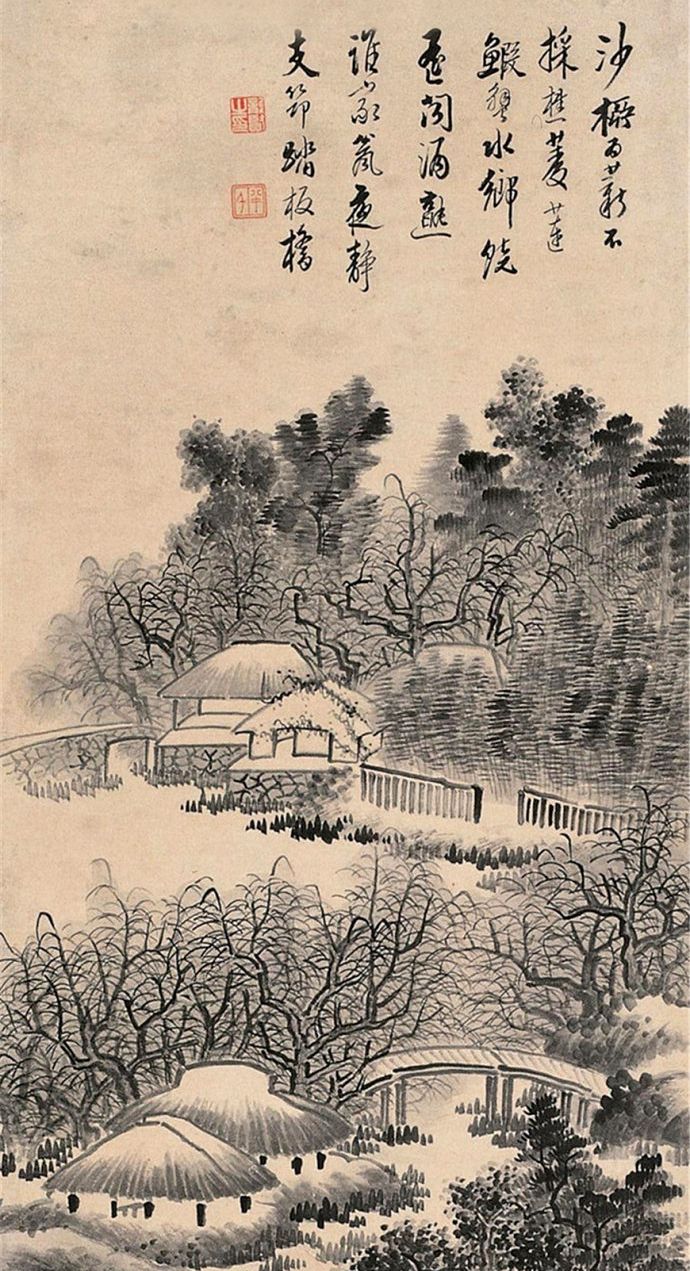 明末清初著名画家龚贤山水画作品欣赏