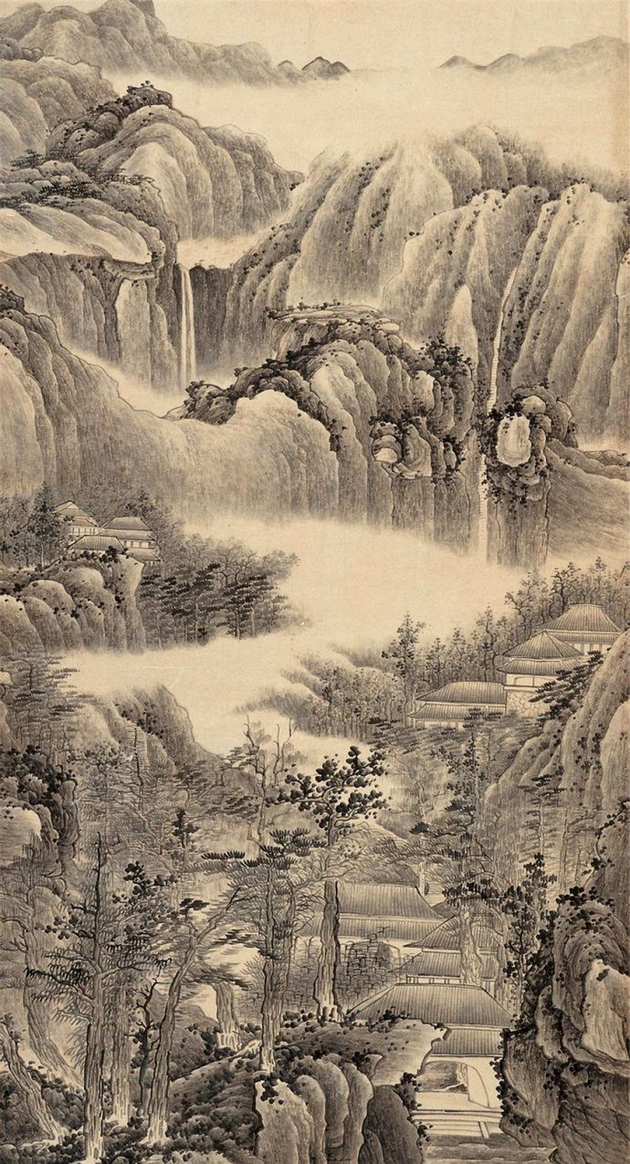 明末清初著名画家龚贤山水画作品欣赏