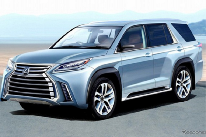 采用混合动力/悬浮车顶设计 雷克萨斯LX 600车型渲染图曝光