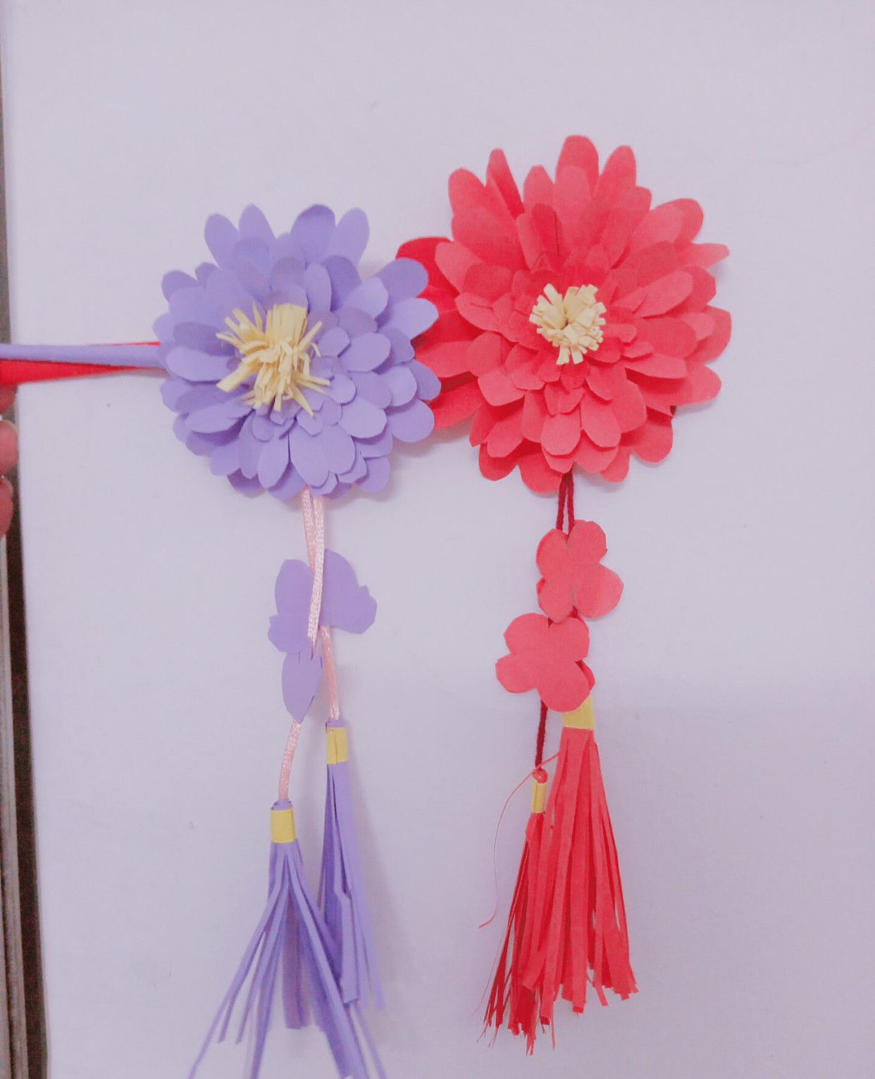 超清新,唯美古风发簪,折纸发簪