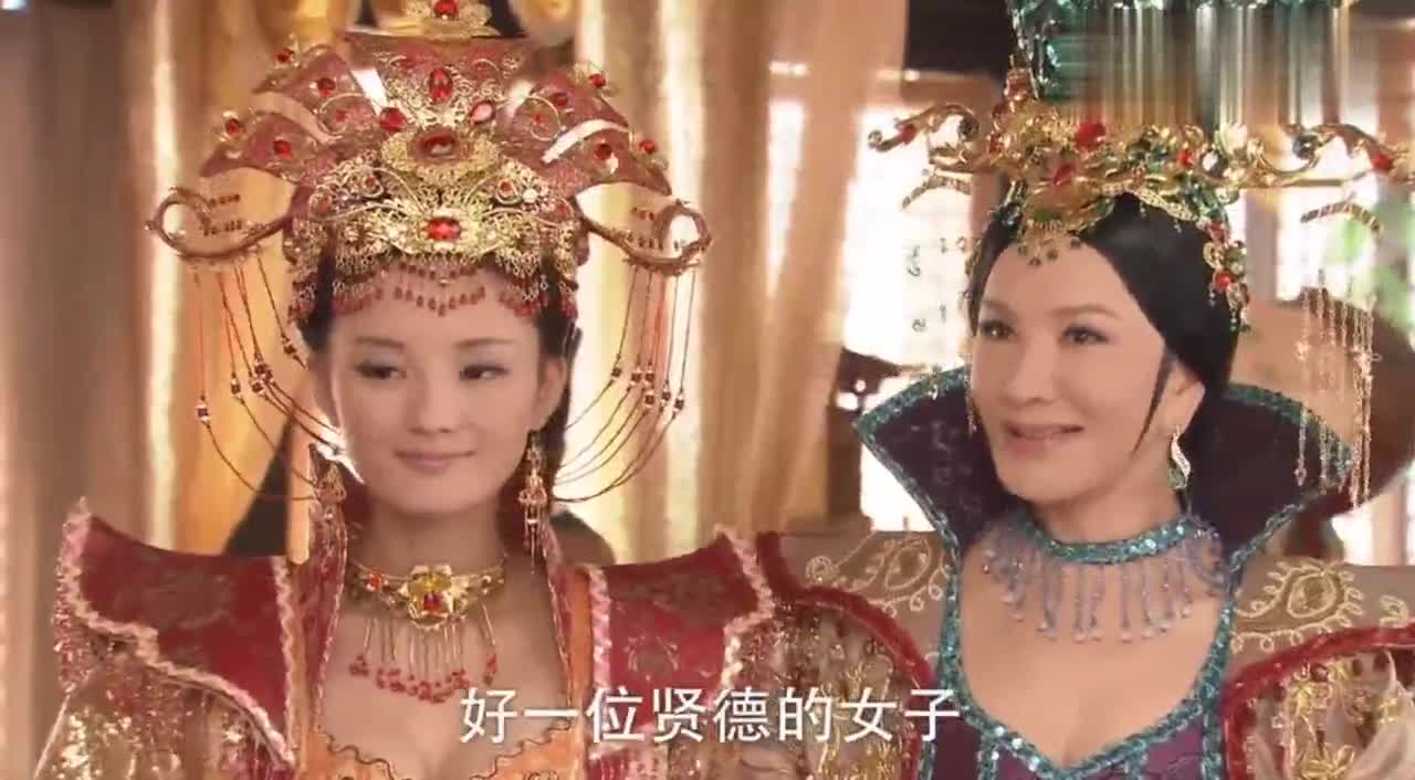 代战跟她的母后,母后却说要跟皇上撒娇,皇上开心地笑了!