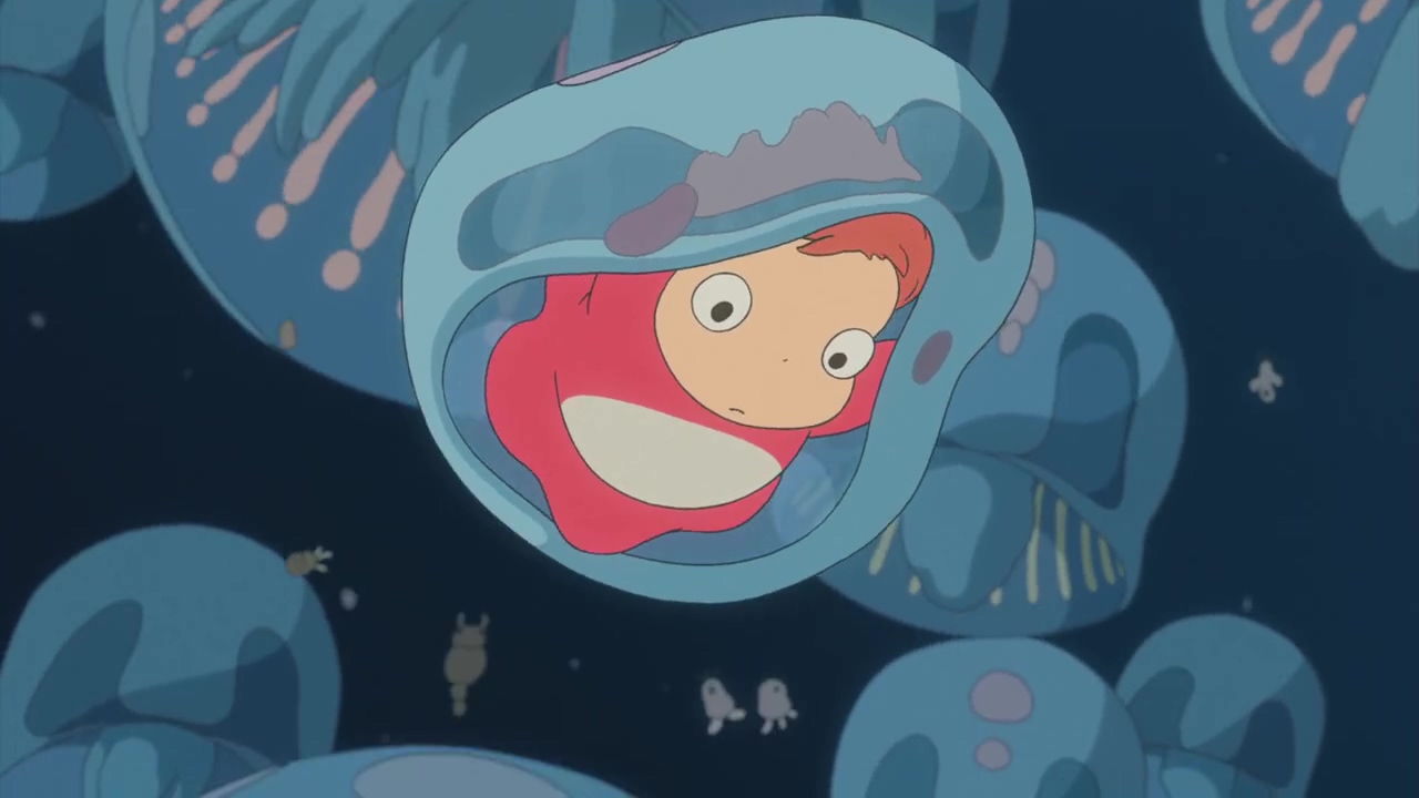 一组宫崎骏动画电影《悬崖上的金鱼公主》壁纸欣赏!