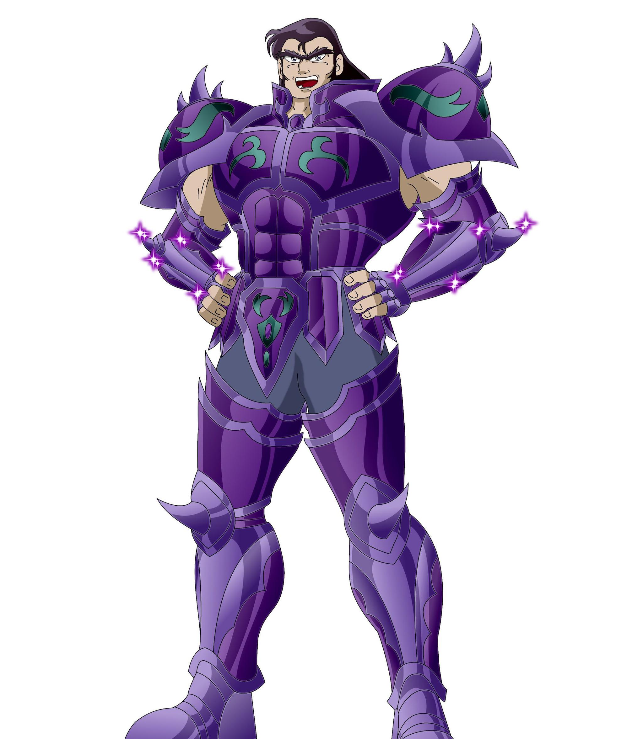 圣斗士星矢全体黄金圣斗士穿上动画配色的冥衣