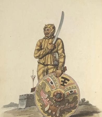 清朝最强特种部队虎衣藤牌兵: 战死600人, 才杀死1名英军