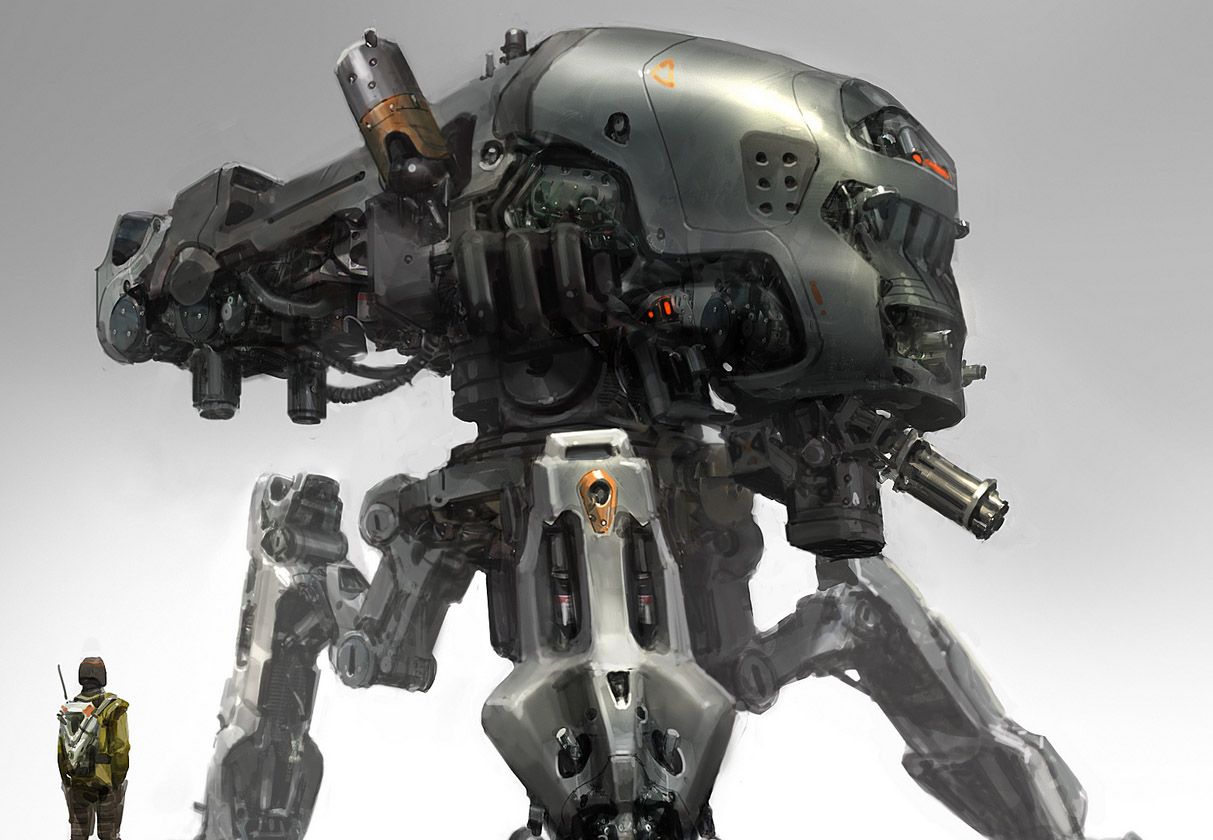 khangle机械场景作品