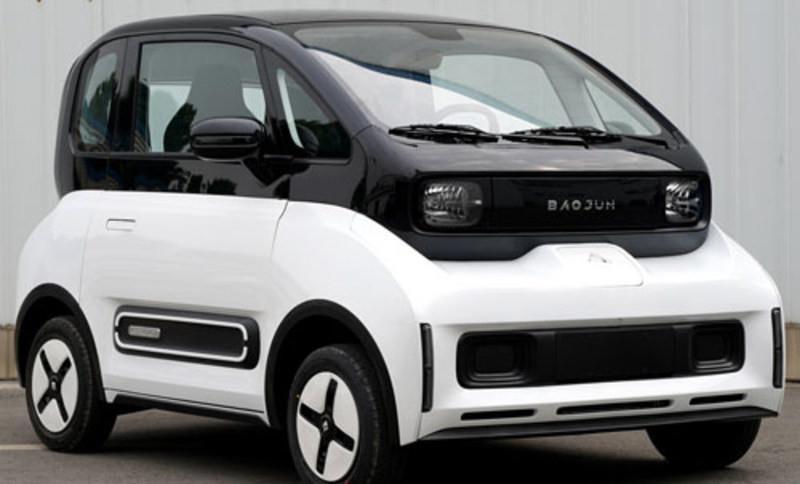 宝骏e300申报图曝光是一款小巧玲珑的纯电动车