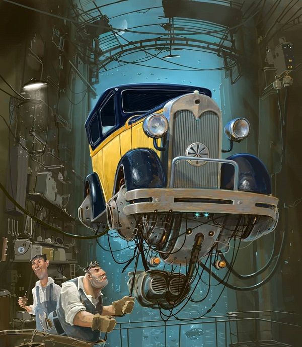 5g都要来了,未来的交通会是这样吗?艺术家alejandro作品选