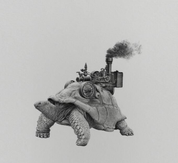 一组奇葩素描,画师mateo pizarro作品