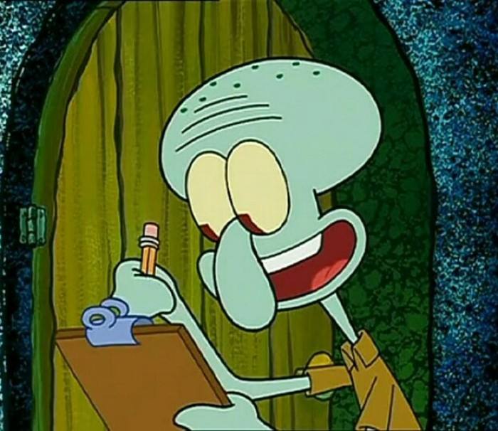 海绵宝宝章鱼哥精品头像看到整容脸这张笑出了声