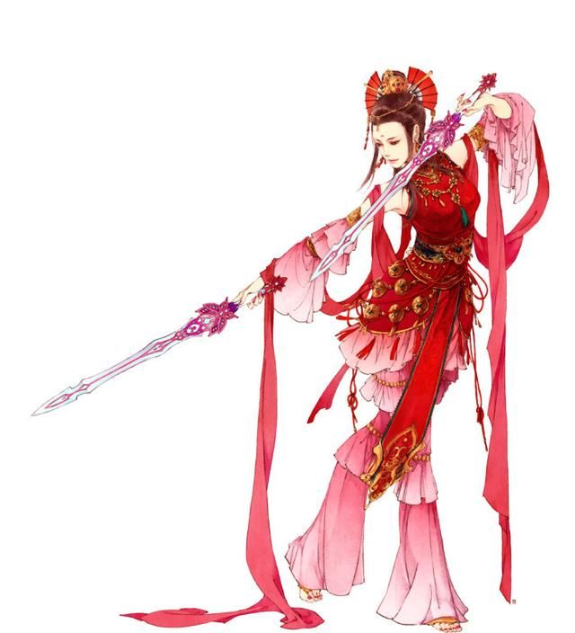 动漫古风女子霓裳羽衣一舞倾城经年不悔与你无双