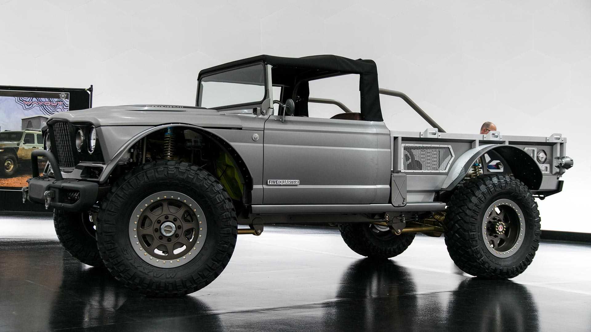 jeep m-715 five quarter concept;致敬60年代末m715军用卡车__财经