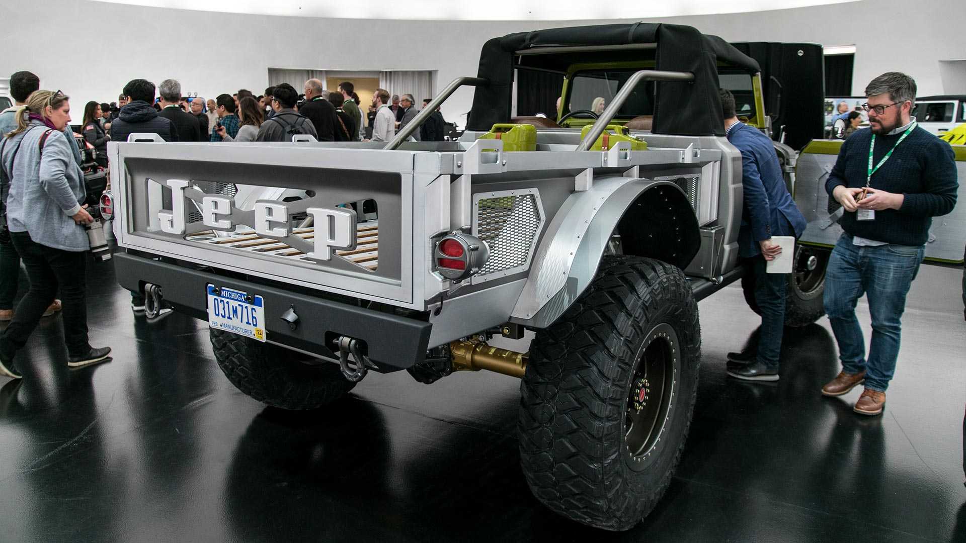 jeep m-715 five quarter concept;致敬60年代末m715军用卡车__财经