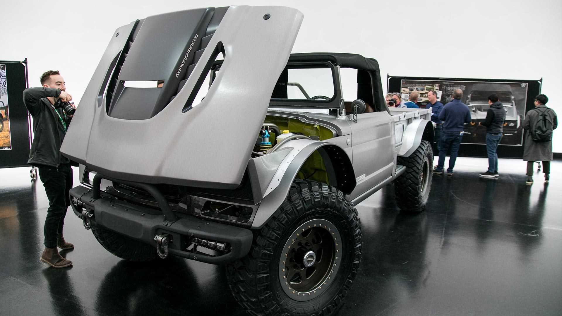 jeep m-715 five quarter concept;致敬60年代末m715军用卡车__财经
