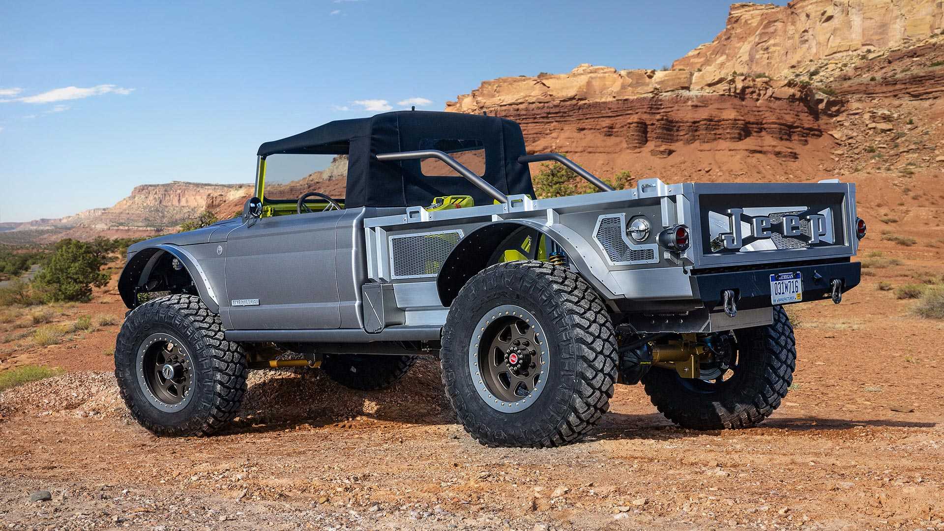 jeep m-715 five quarter concept;致敬60年代末m715军用卡车__财经
