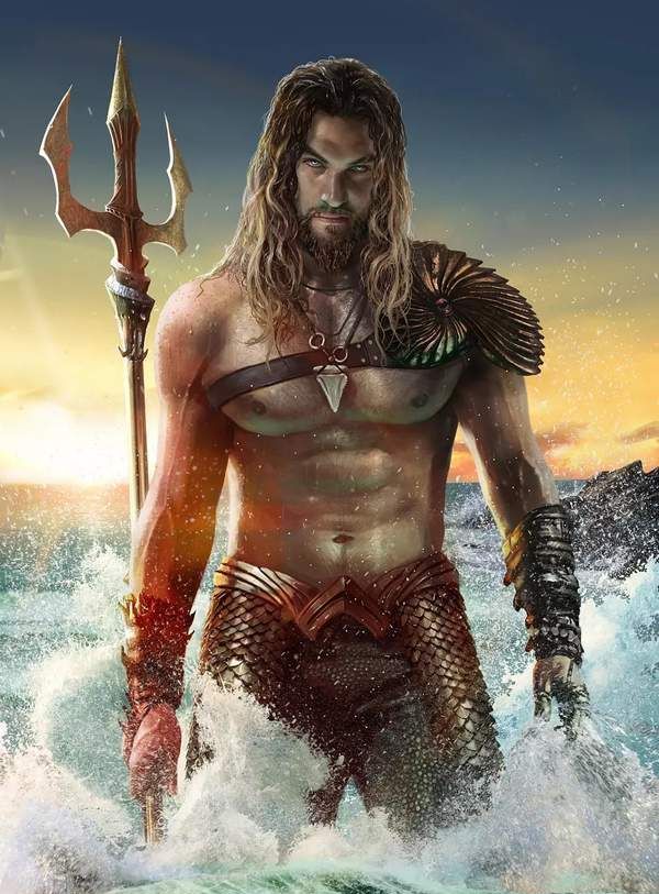 海王未曝光人设原画亚瑟胸猛婚纱媚拉妩媚