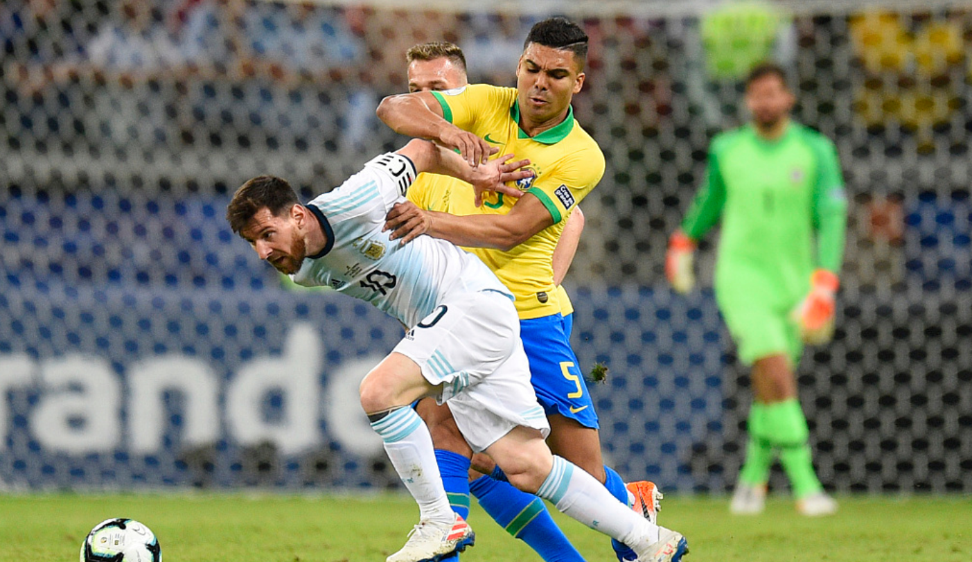 美洲杯:巴西2-0阿根廷 梅西冠军梦再碎 阿根廷又在哭泣.