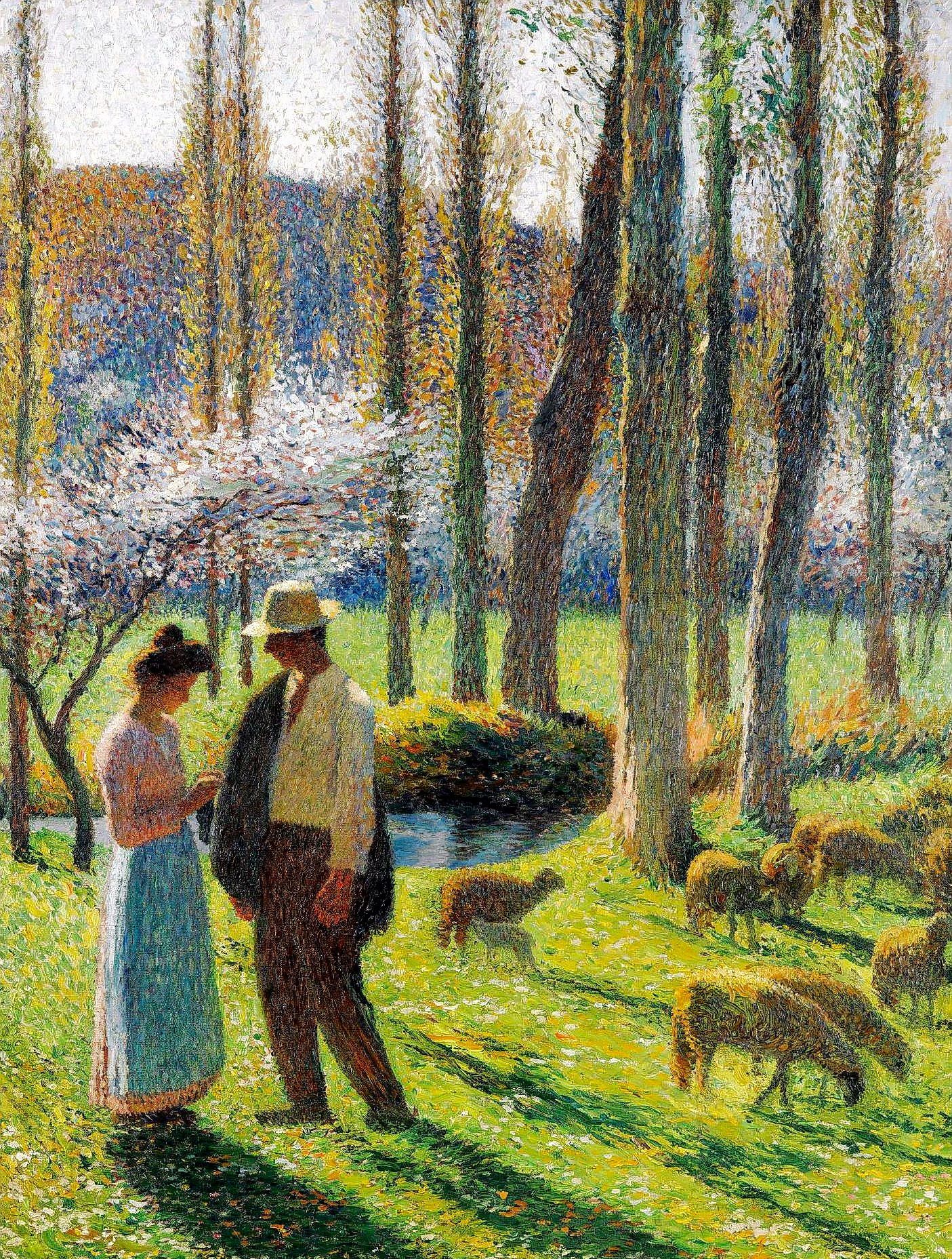 也许是最好看的点彩法国著名画家纪尧姆马丁18601943