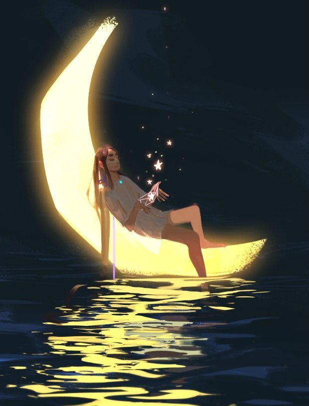 光的颜色,来自插画师amei zhao作品欣赏