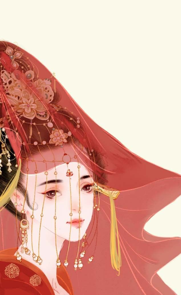 超甜美小仙女古风动漫壁纸,雨滴从玻璃上滑落,是有迹可循的|雨滴|小