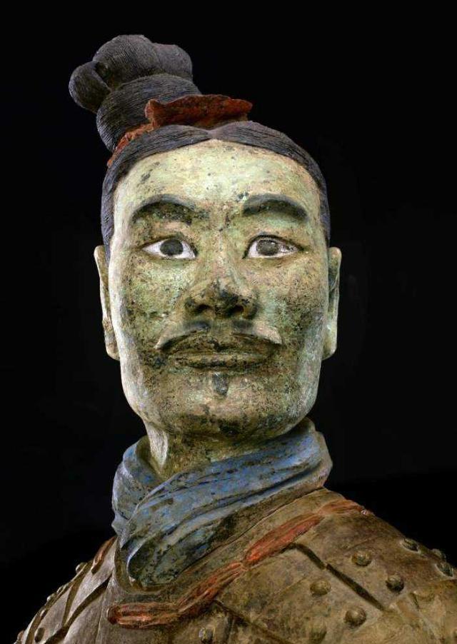 秦兵马俑彩绘复原图场景太过于壮观若保存至今绝对震撼世界