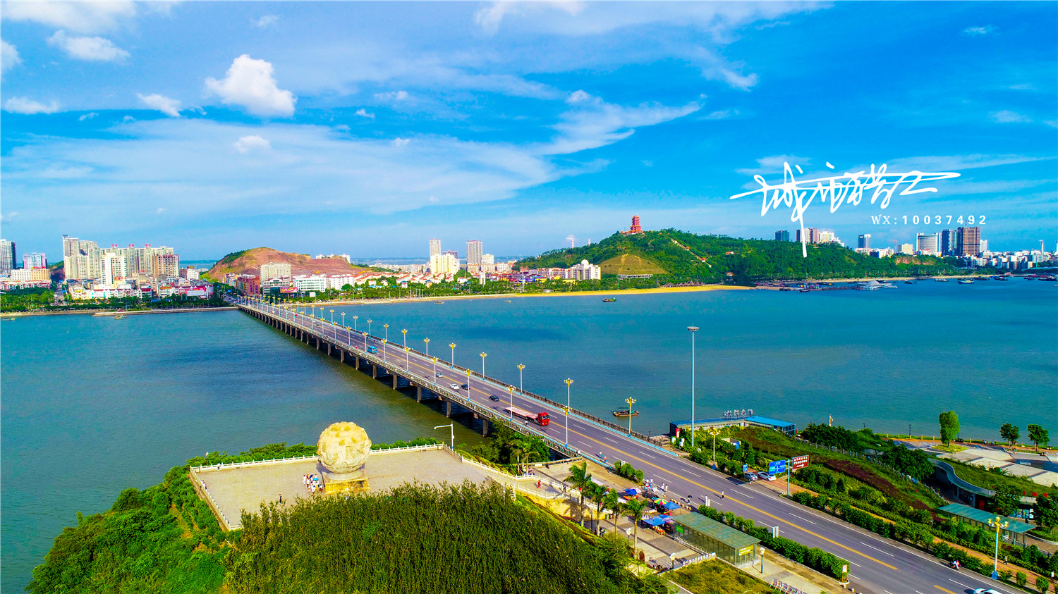 防城港的桥梁建设见证了防城港城市发展.
