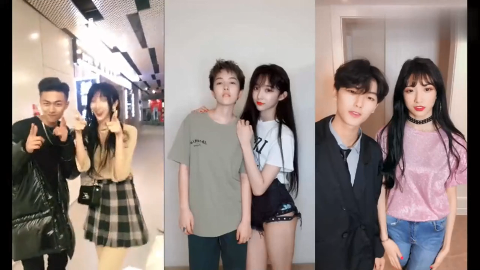 女装大佬艾比和三个小哥哥同框最后一个小哥真的太萌了