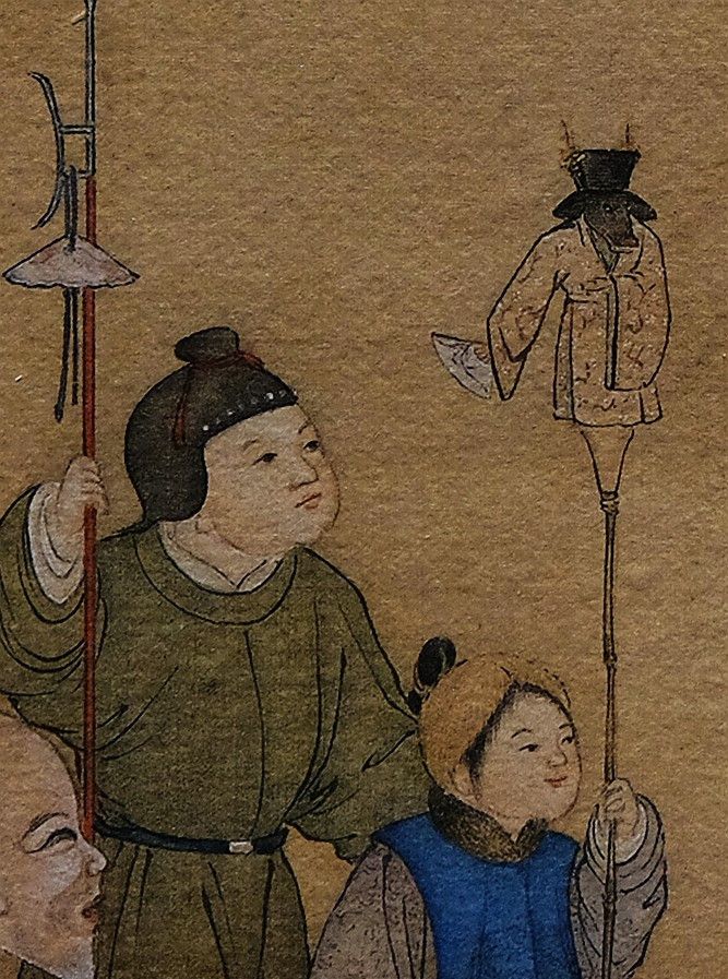 故宫收藏的清乾隆绢本设色《乾隆帝元宵行乐图》欣赏