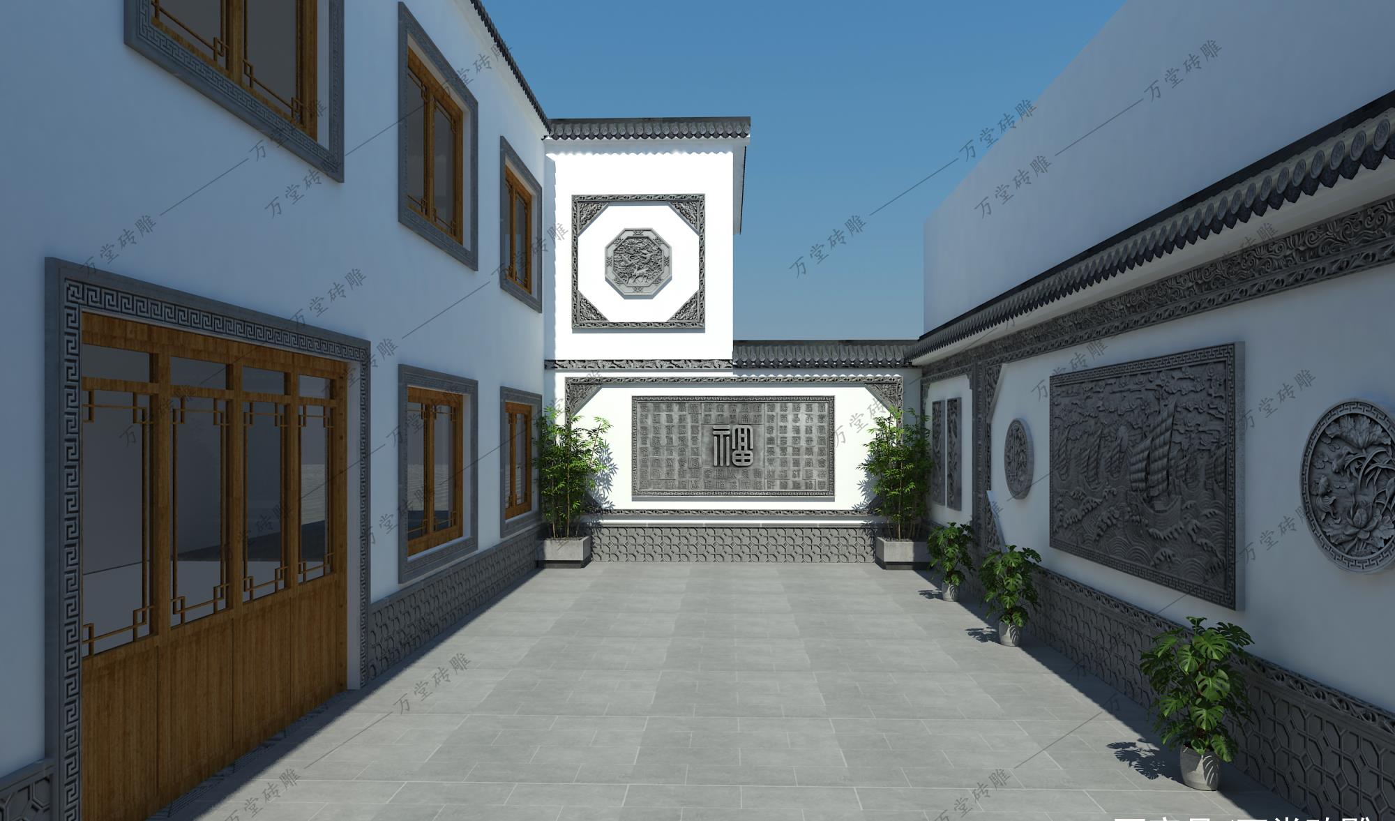 农村院子院墙这样装更美观