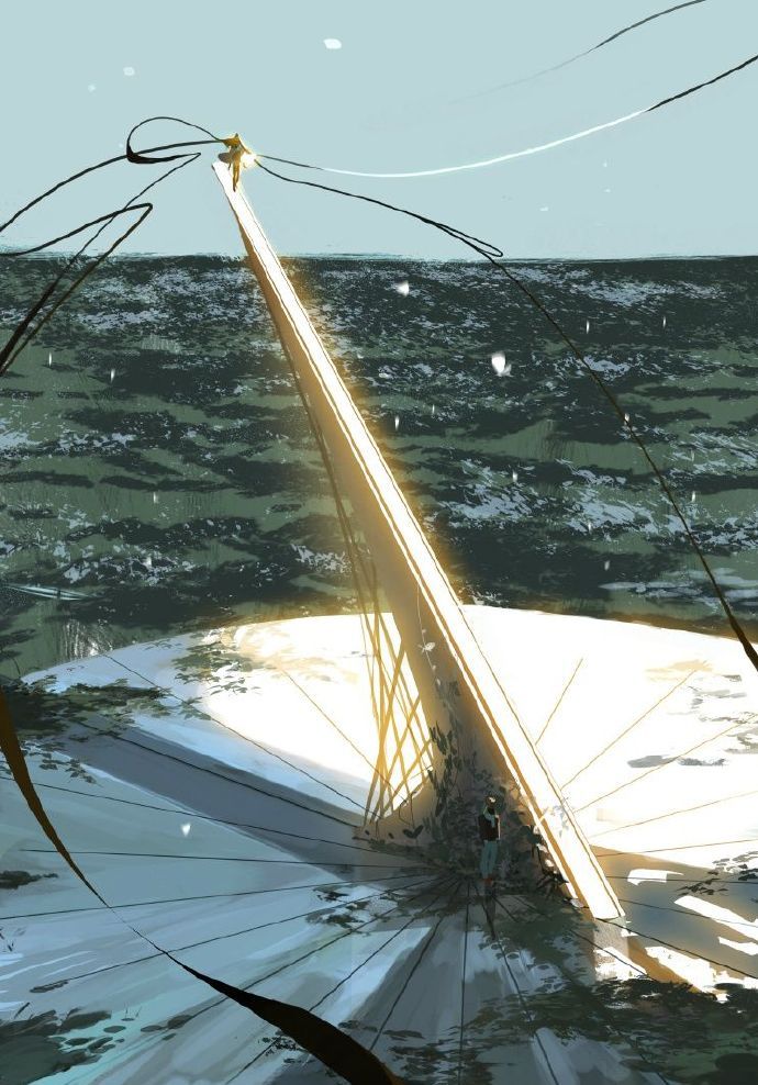 光的颜色,来自插画师amei zhao作品欣赏|插画师|月亮|作品欣赏_新浪