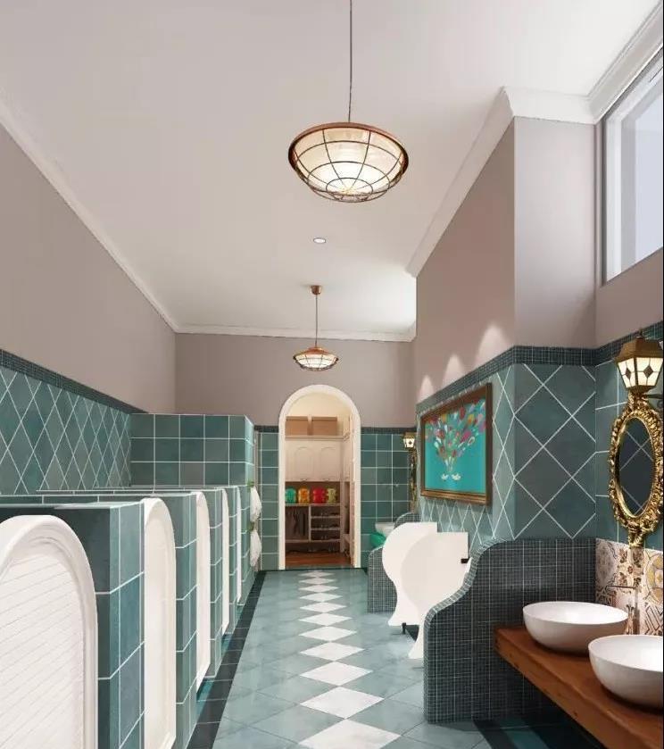 关于幼儿园卫生间,给设计加点小"心机"!