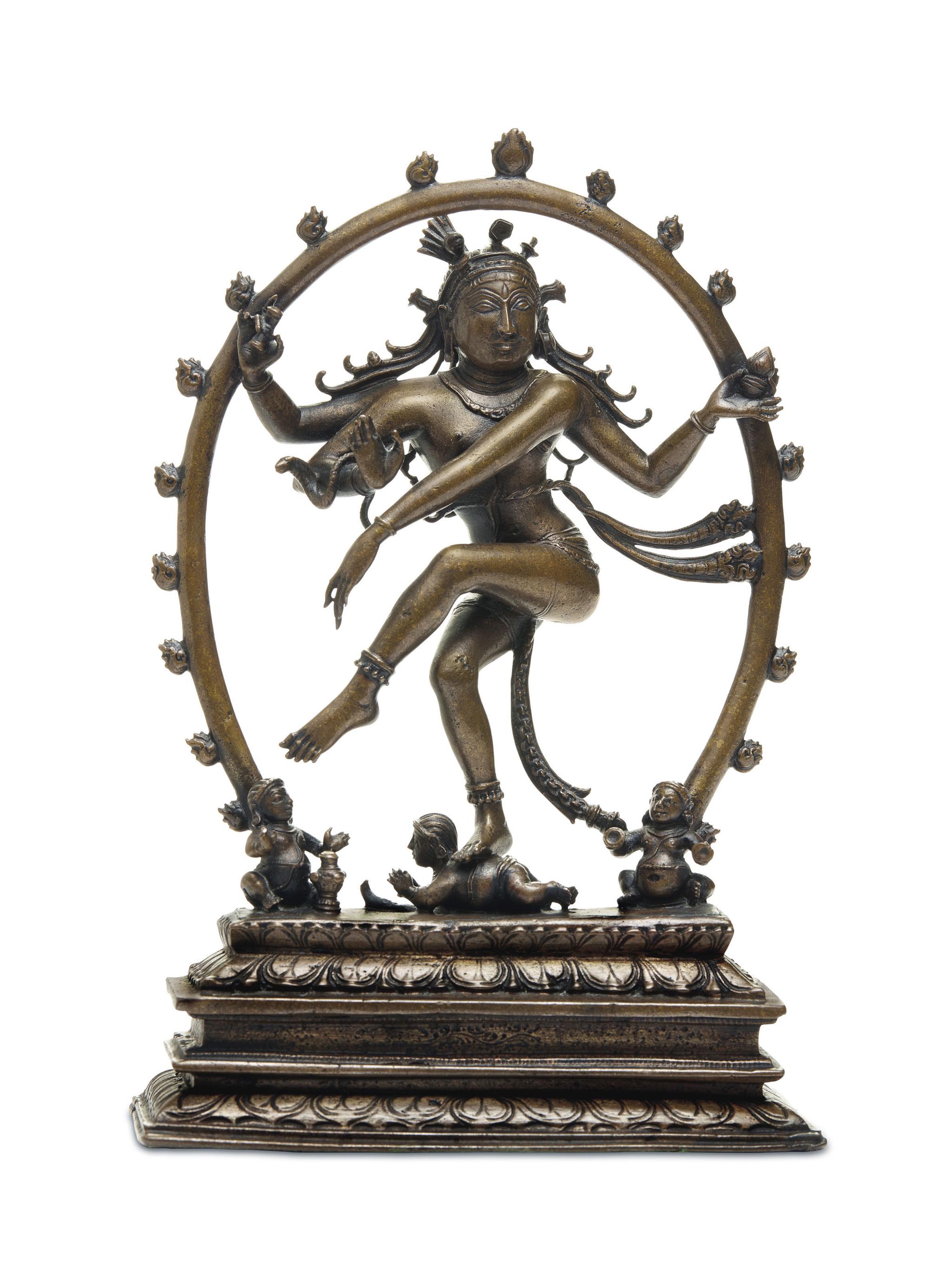 lot 815 南印度泰米尔纳德邦 朱罗王朝十三世纪 铜舞王湿婆像 成交价