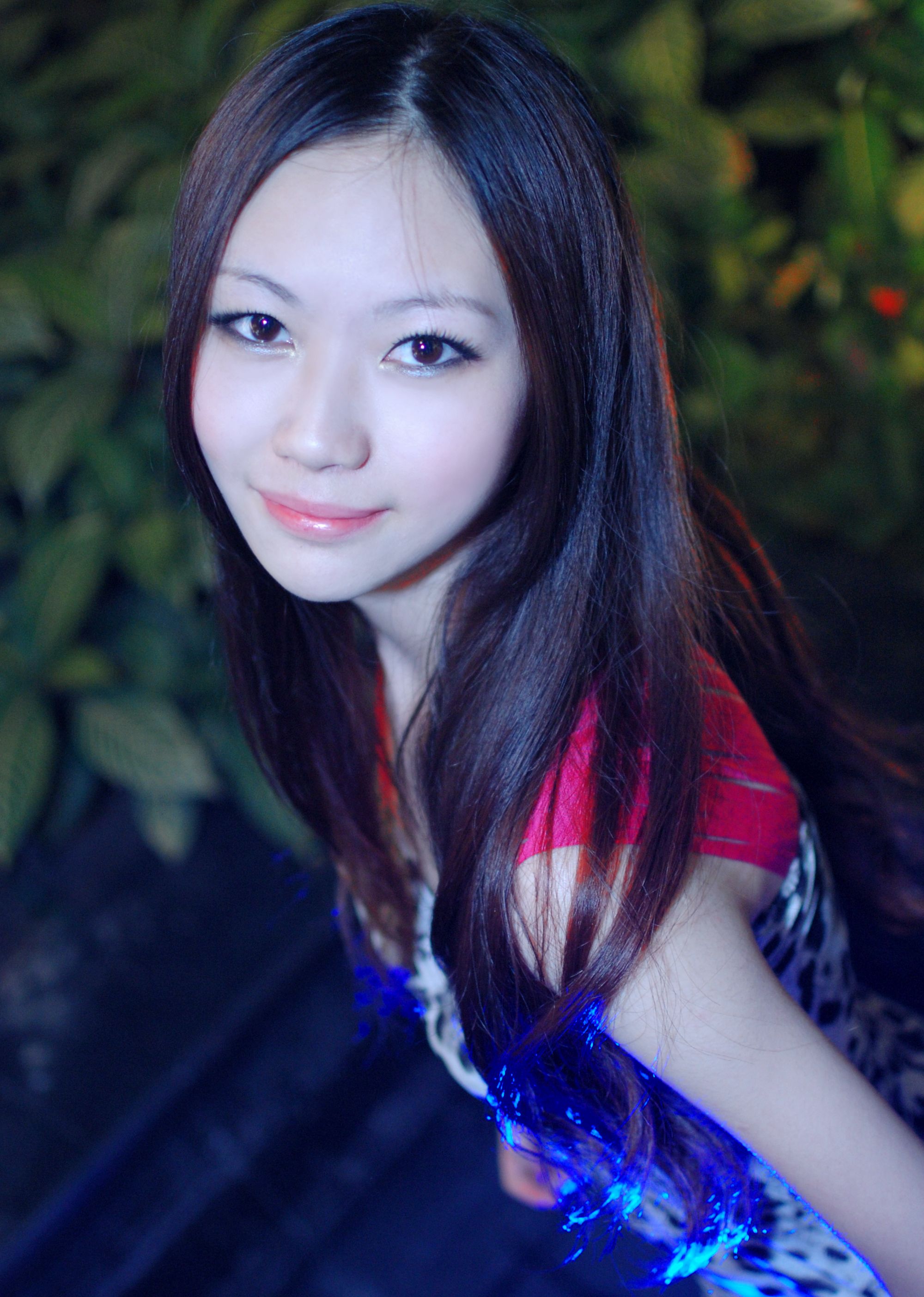 都市丽人夜之美模特夜拍写真